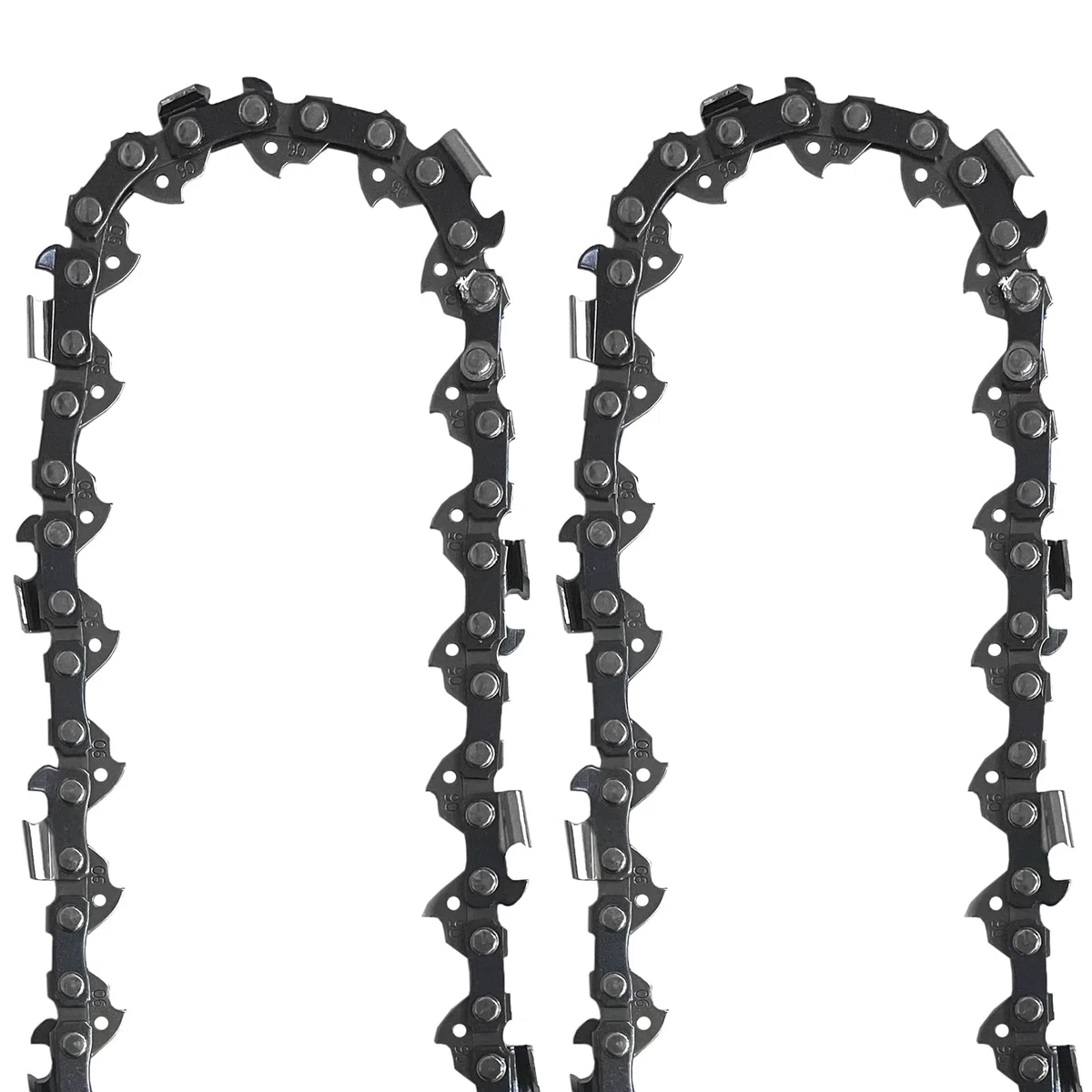 2 catene per motosega da 20 cm, 3/8", 1,1 mm, 33 TG, compatibili con Einhell FORTEXXA 18/20 TH & GC-LC 18/20 Li T, catena per motosega compatibile con Worx WG349E.9