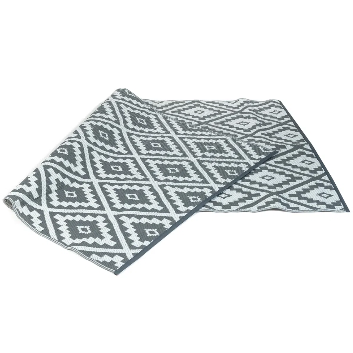 IDMarket - Tappeto esterno Bahamas grigio 270 x 470 cm