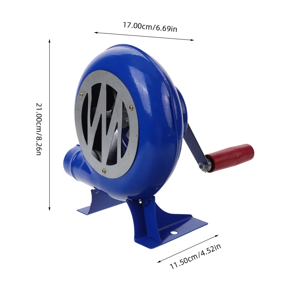 TOYANDONA Ventilatore Manuale per Barbecue e Soffiatore Portatile per Grigliate con Impugnatura Ergonomica per Esterno e Facile da Trasportare e Utilizzare