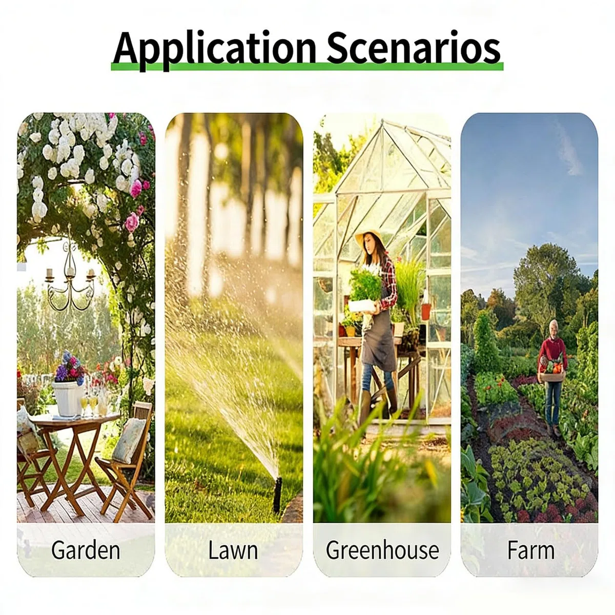 Temporizzatore automatico per l ' irrigazione del giardino con connessione europea per la cura della vegetazione all ' aperto e un controllo efficiente dei liquidi Dispositivo irrigazione facile da