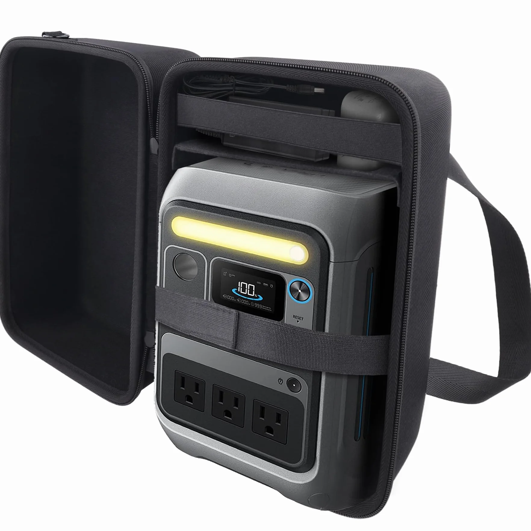 co2CREA cassa custodia borsa per Anker SOLIX C300 Stazione Elettrica Portatile 300W Generatore Solare esterno (solo custodia)