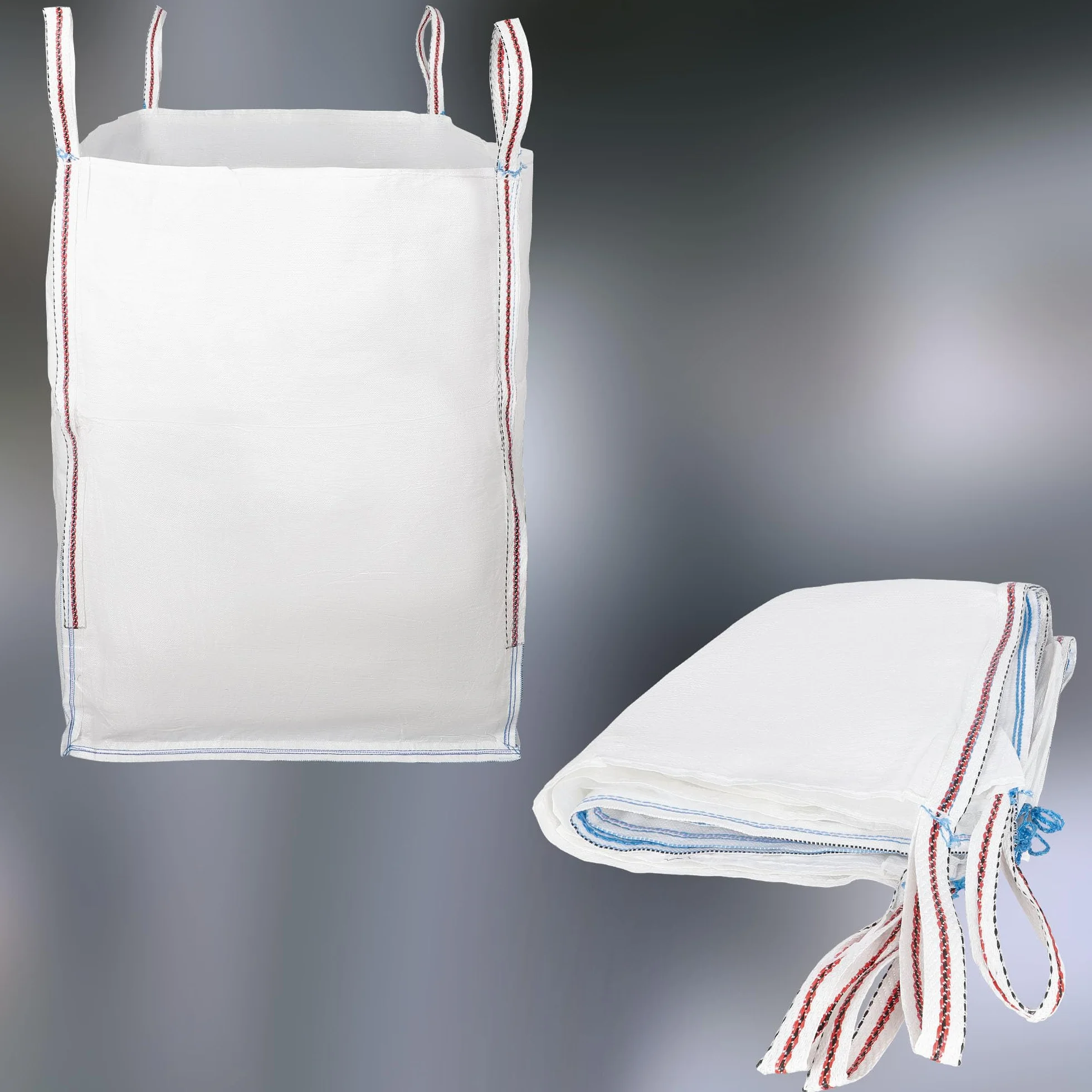 KOTARBAU Big Bag, 2 sacchi per rifiuti da giardino, 90 x 90 x 120 cm, stabili, aperti, 1000 kg, in polipropilene, per carichi pesanti, da giardino, da giardino, per rifiuti