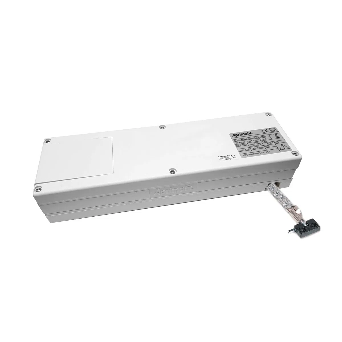 Aprimatic - Apricolor Varia - Attuatore lineare a catena - Motore elettrico 230v - Per l'apertura di porte e finestre - 230v - Bianco
