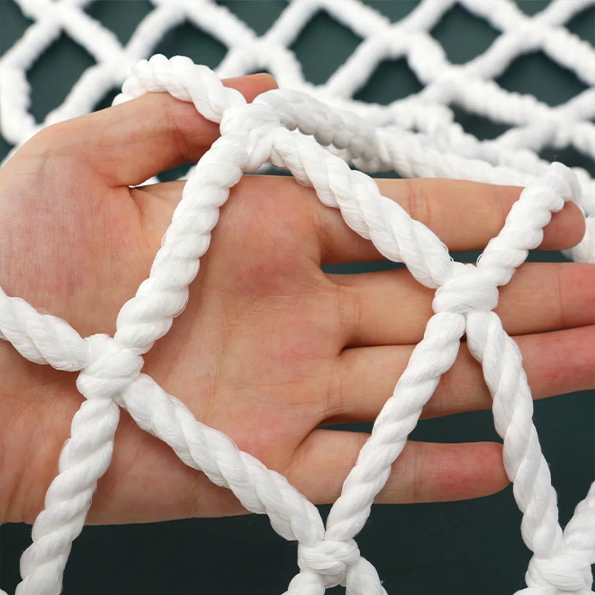 Rete di sicurezza anti-caduta per arrampicata sportiva e parco giochi – 1,5 x 10 m (4,92 x 32,8 piedi) rete protettiva corda per protezione anticaduta e garanzia di sicurezza