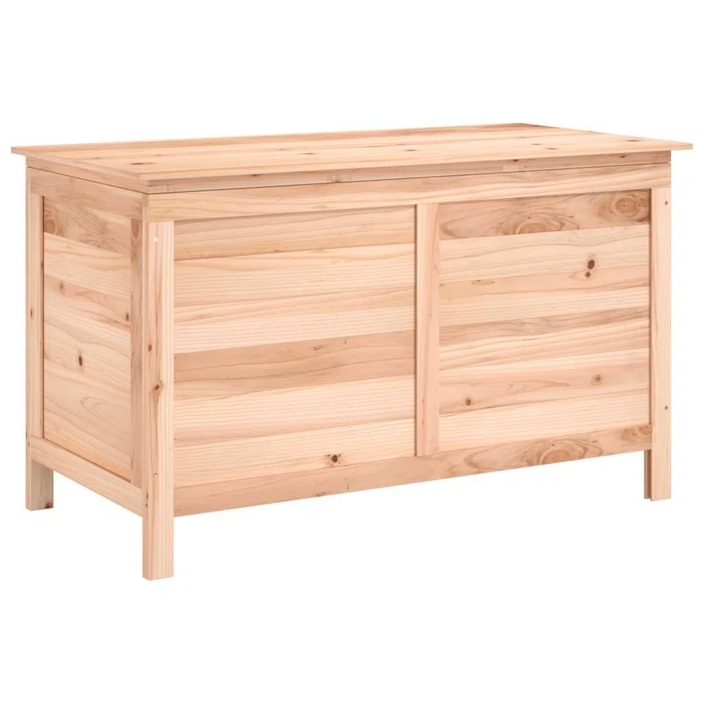 Scatola per cuscini per esterni, 99 x 50 x 56,5 cm, in legno massello di abete | Stoccaggio Giardino, Patio, Coperte, Giocattoli, Telaio Robusto, Durevole