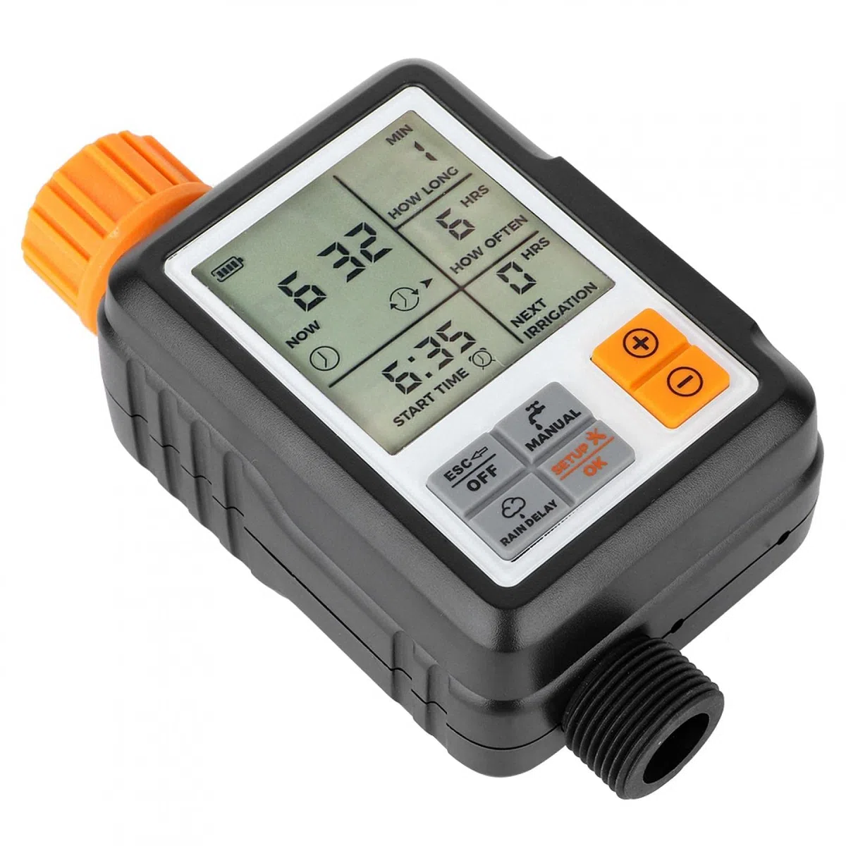 Timer per irrigazione da giardino con display LCD, timer per irrigazione da giardino automatico intelligente per irrigazione del di irrigazione