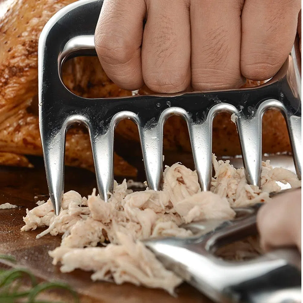 HERCHR 2 Pezzi Artigli trituratore di Carne, Artigli d'orso Zampe Artigli di Carne Artiglio trituratore di Maiale tirato per triturazione Barbecue maneggiare carni