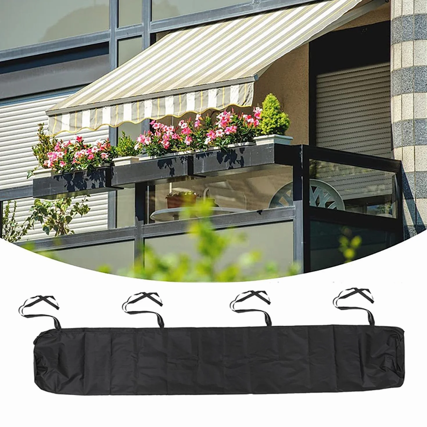 JDMA 400CM Coperture per Tende da Sole Custodia per Tenda da Sole Copertura della Tenda per Patio Esterno da Giardino Custodia impermeabile per tenda