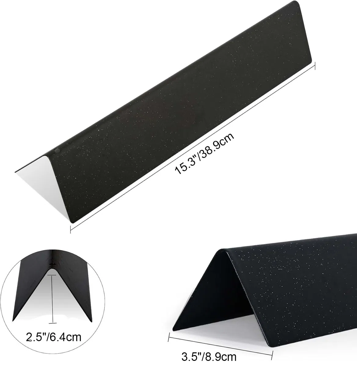 7635 Barre Flavorizer per Weber Spirit I & II Series 200, Spirit E210, S210, E220, S220 (con Pulsanti del bruciatore Anteriore), 38,9 cm