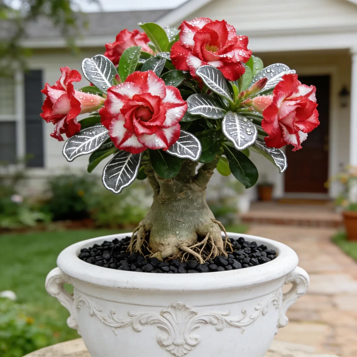 Rosa del deserto, resistente, perenne - Giardini e balconi, decorazione, giardini-2bulbi-C