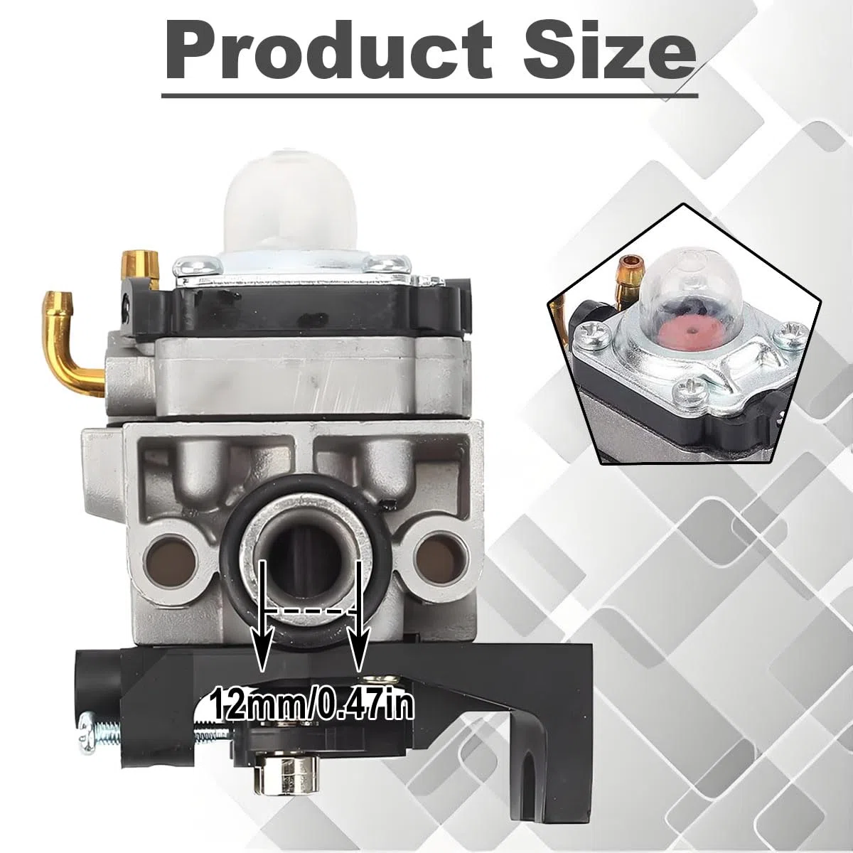 Kit carburatore GX35 per Honda GX35NT HHT35 HHT35S UMC435 4 tempi 1,3 CV per decespugliatore Rimmer Generatore Trimmer Piccoli motori Ricambi 16100-Z0Z-034 16100-Z0Z-815