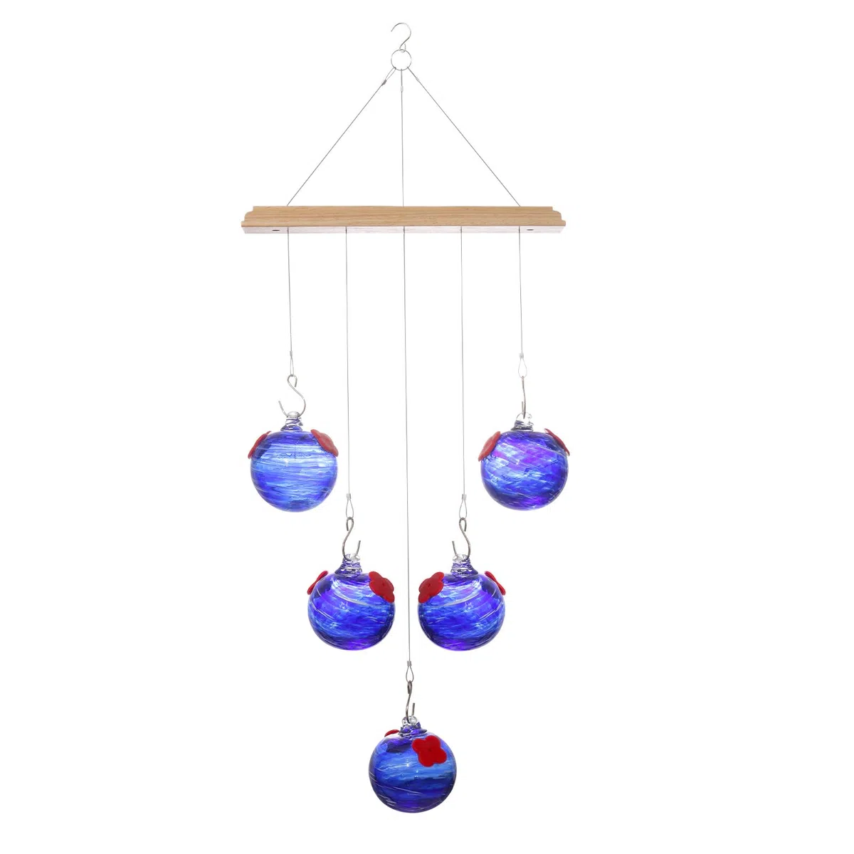 Mangiatoie per uccelli in vetro atossico con ampia finestra visualizzazione Mangiatoie per uccelli leggere e trasparenti per balcone o patio Utilizzare colibrì facilmente installabili