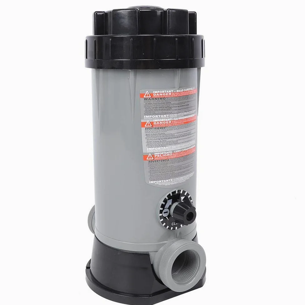 Dosatore Cloro Piscina, PVC Dispenser Cloro Per Piscina Cloratore Automatico Facile da Usare Per Piscine