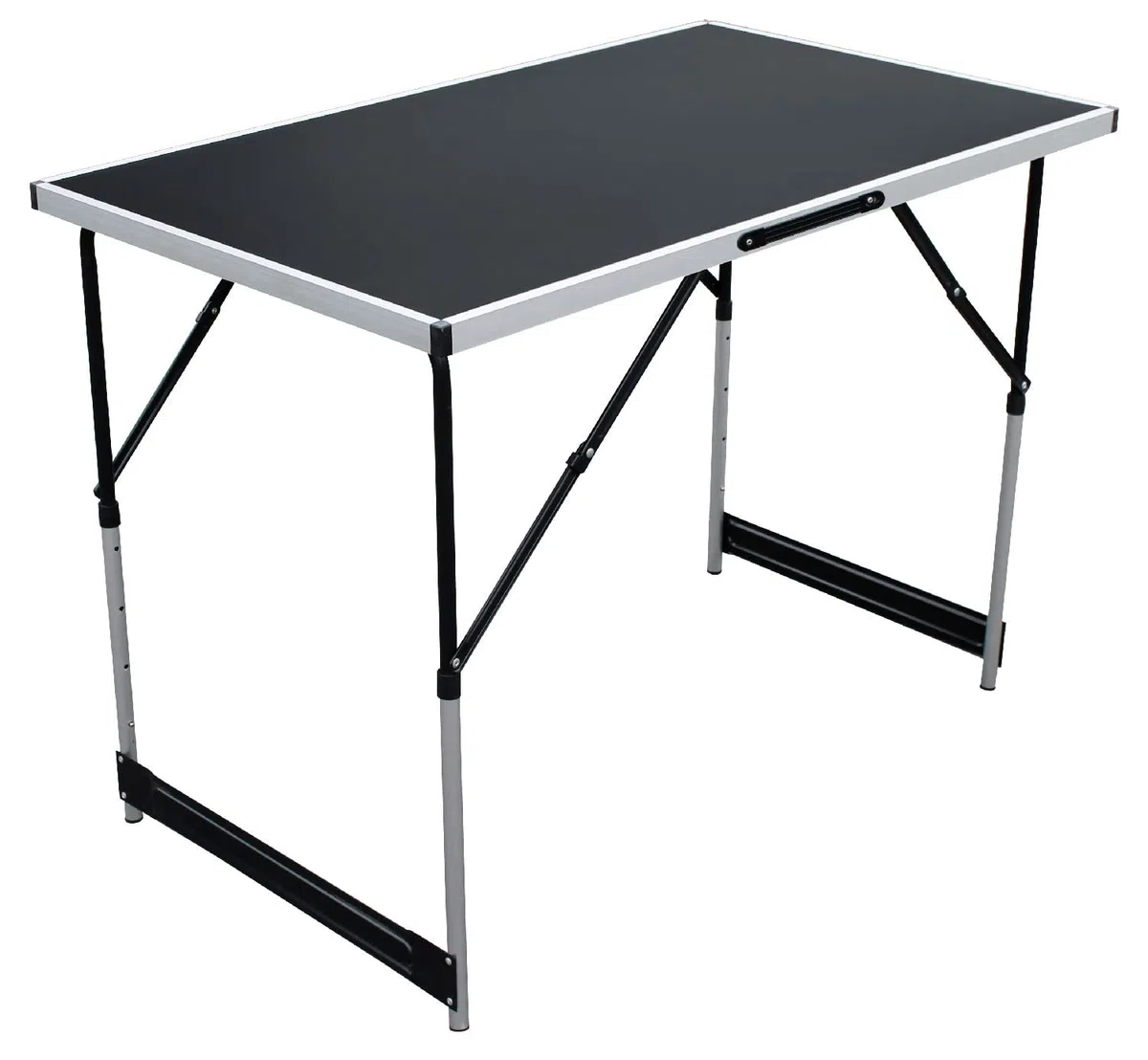 Mojawo, tavolo da campeggio pieghevole in alluminio misura XXL, tavolo da giardino universale, tavolo da viaggio regolabile in altezza da 100 x 60 x 75/80/85/90 cm