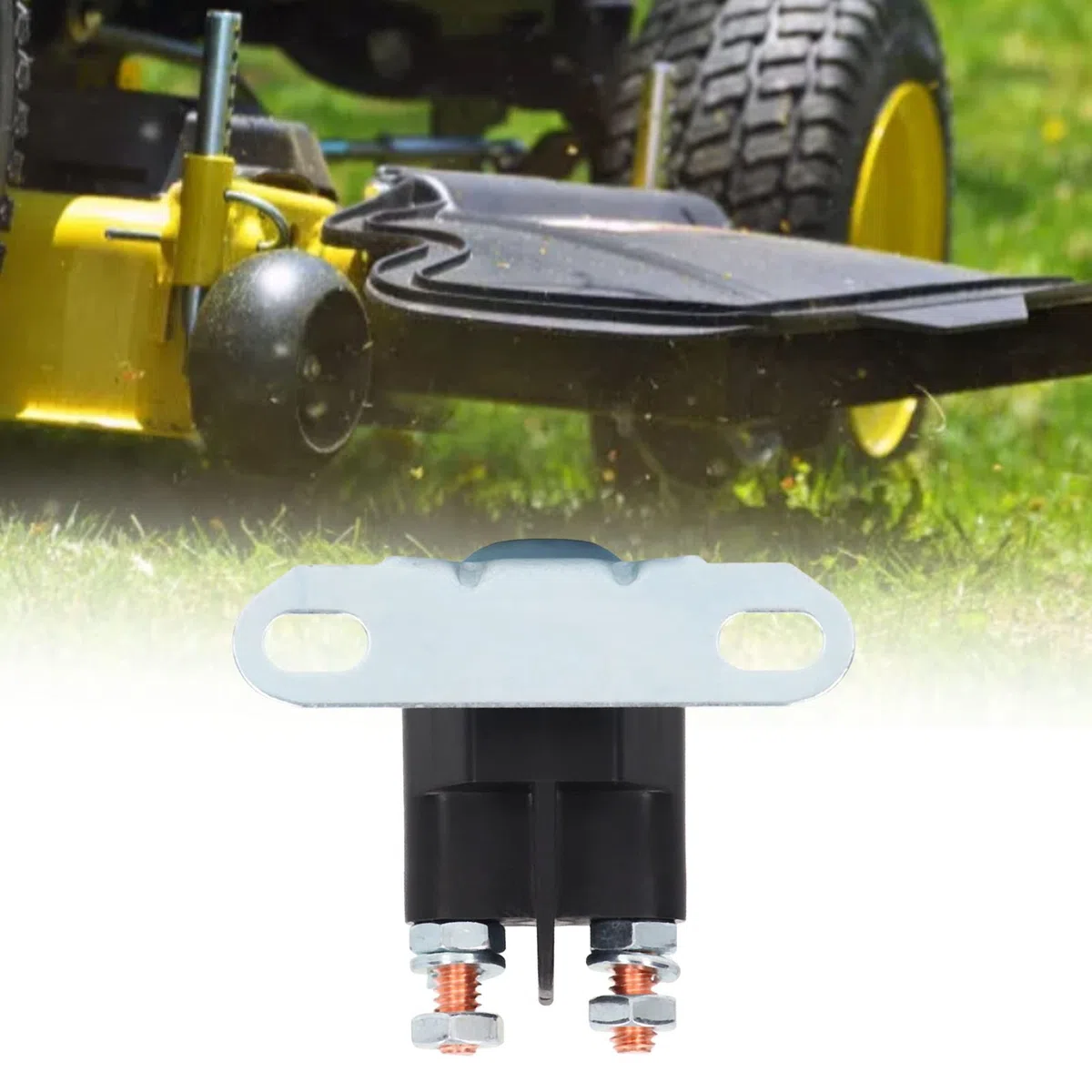 Alluminio ABS Rame DC 12V Relè di Avviamento Solenoide Trattorini Prato Accessori Parte di Ricambio per MTD 725 04439B