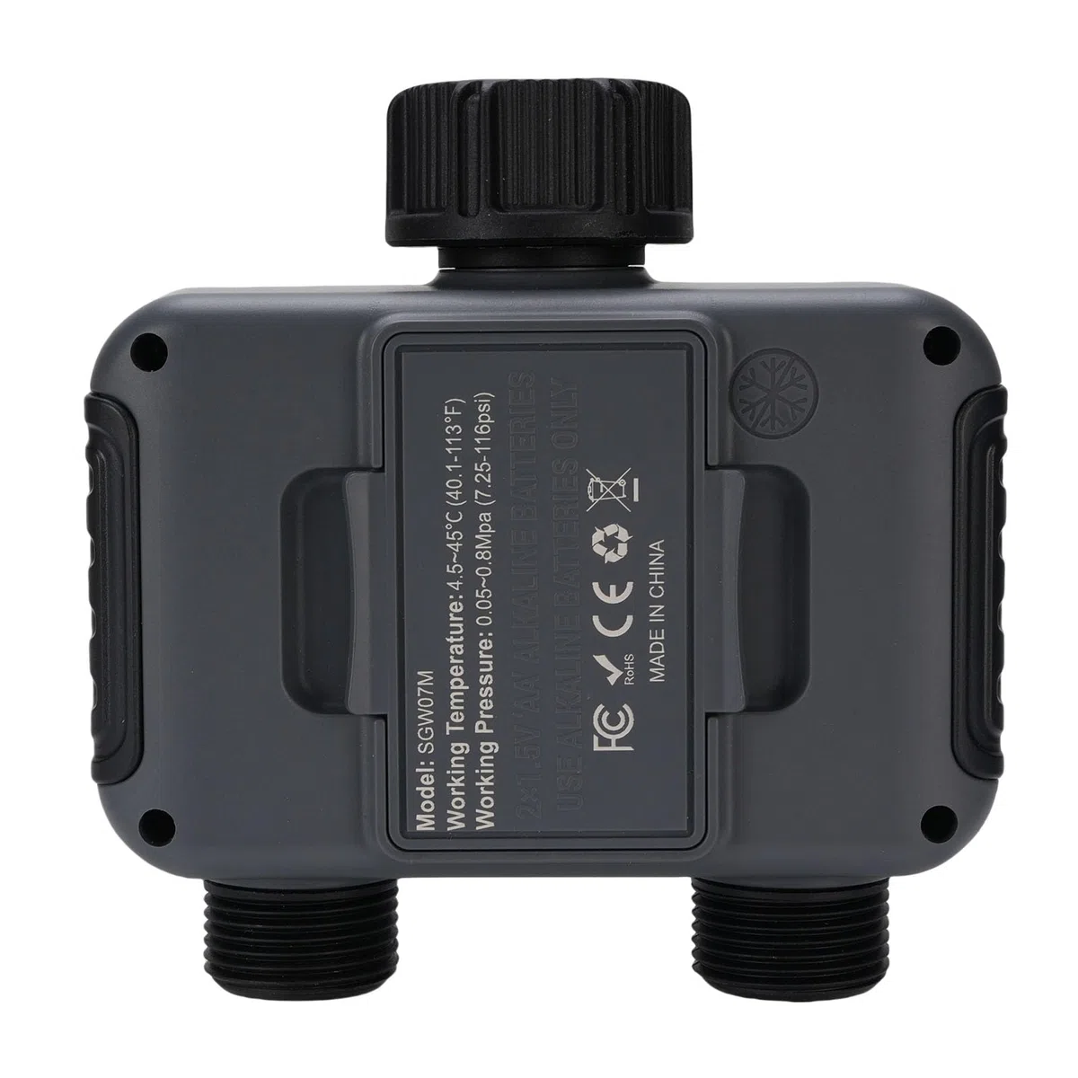 Display LCD con Timer Programmabile per Tubo Flessibile a Prova di Pioggia IPX5 3 modalità di Irrigazione per Irrigazione a Goccia del Prato del Patio, Materiale ABS