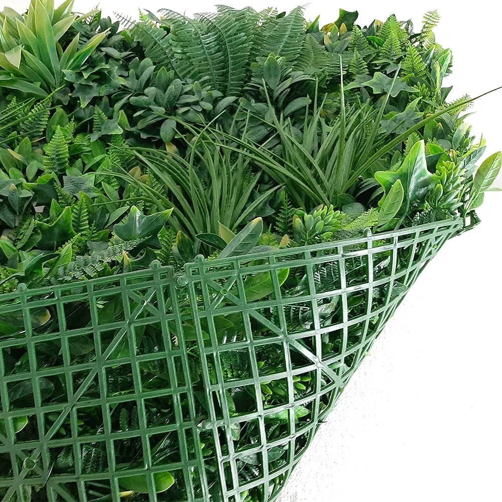 XONE Siepe Artificiale Jungle 100x100cm | Siepe Finta Foglie Giungla | Edera Sintetica Verde Ringhiera