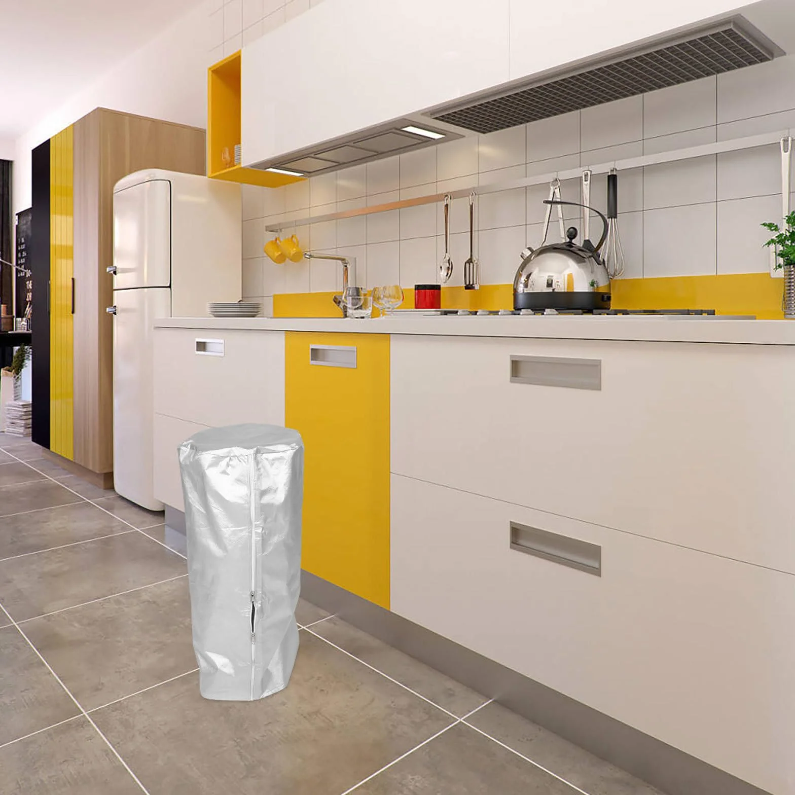 Mobiletto Porta Bombola Gas Resistente Protezione Solare per Campeggio e Deposito Esterno