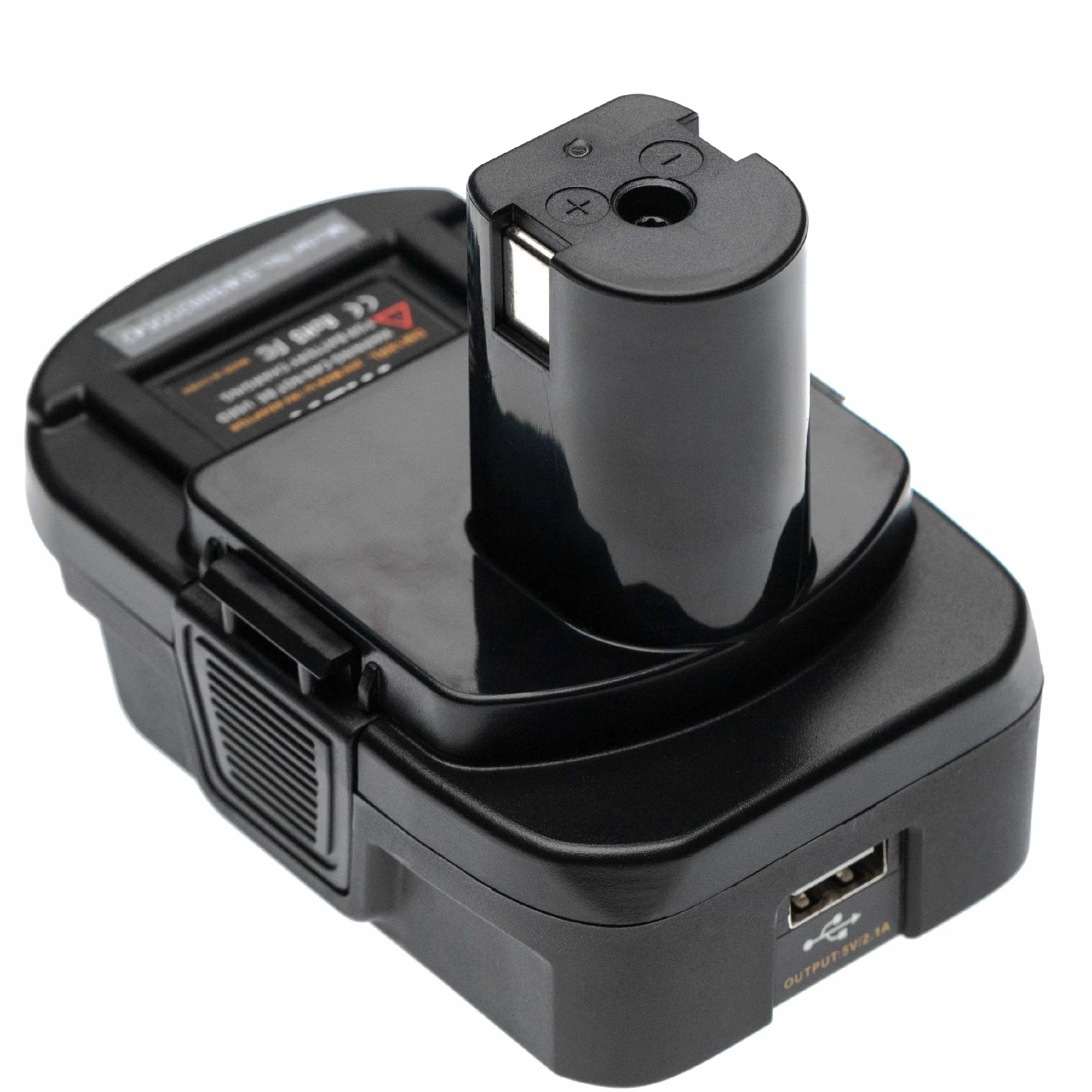 vhbw adattatore compatibile con DeWalt & Milwaukee batterie 20 V Li-Ion e compatibile con Ryobi dispositivi con batterie 18 V