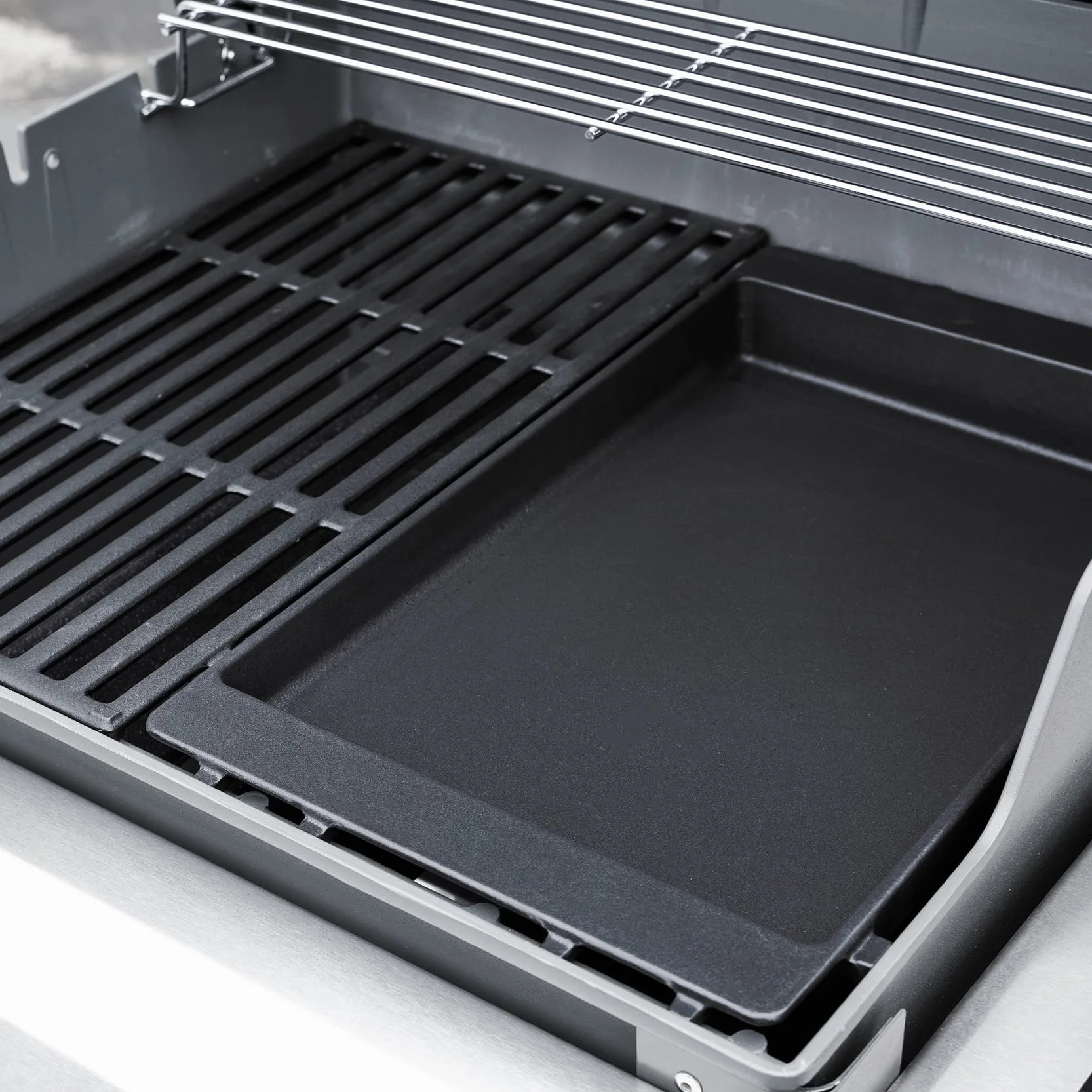 onlyfire Piastra per Grill in Ghisa, Plancha Piastra Griglia per Barbecue a Gas Weber Spirit I&II Serie 200/300 e Spirit 2/3/4 Fuochi Barbecue a Gas (2025),7658