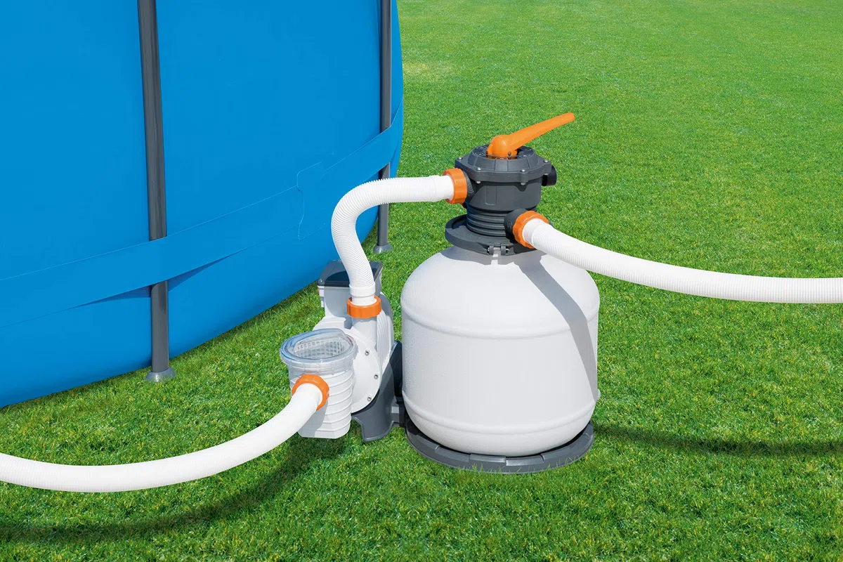 Bestway Flowclear - Filtri a Sabbia, 2600 l, Colore: Bianco