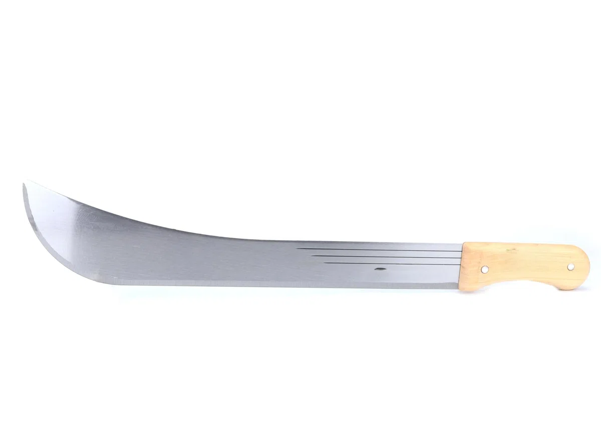 Machete 450mm - utensile da taglio in acciaio resistente, manico ergonomico, ideale per giardinaggio e lavori sul campo. *