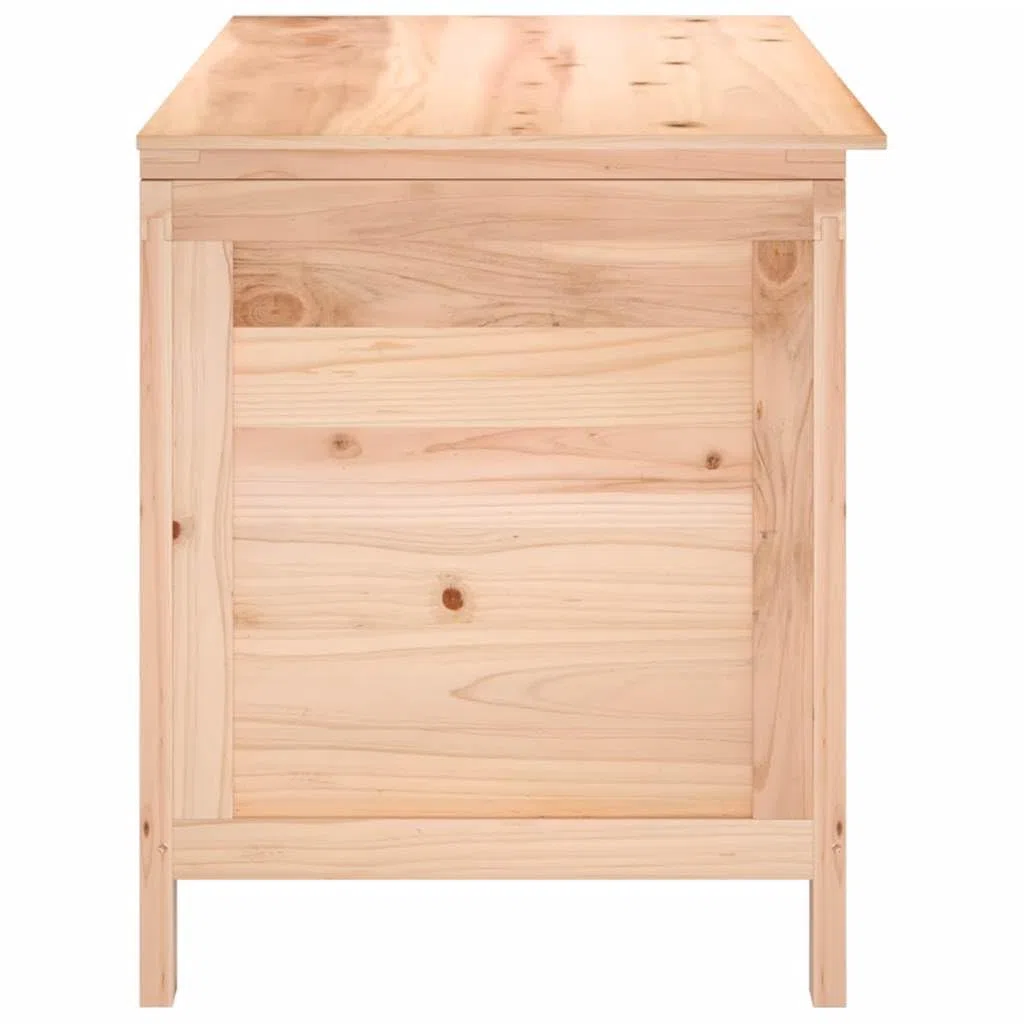 Scatola per cuscini per esterni, 99 x 50 x 56,5 cm, in legno massello di abete | Stoccaggio Giardino, Patio, Coperte, Giocattoli, Telaio Robusto, Durevole