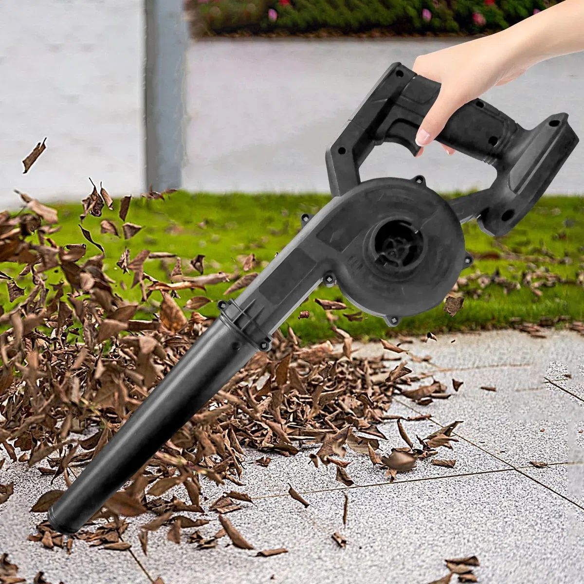 Soffiatore per Foglie Ricaricabile Senza Fili a Batteria | Soffiatore Portatile da Giardino Esterno per Giardino Terrazza Pulizia Esterna Auto e Toglipolvere