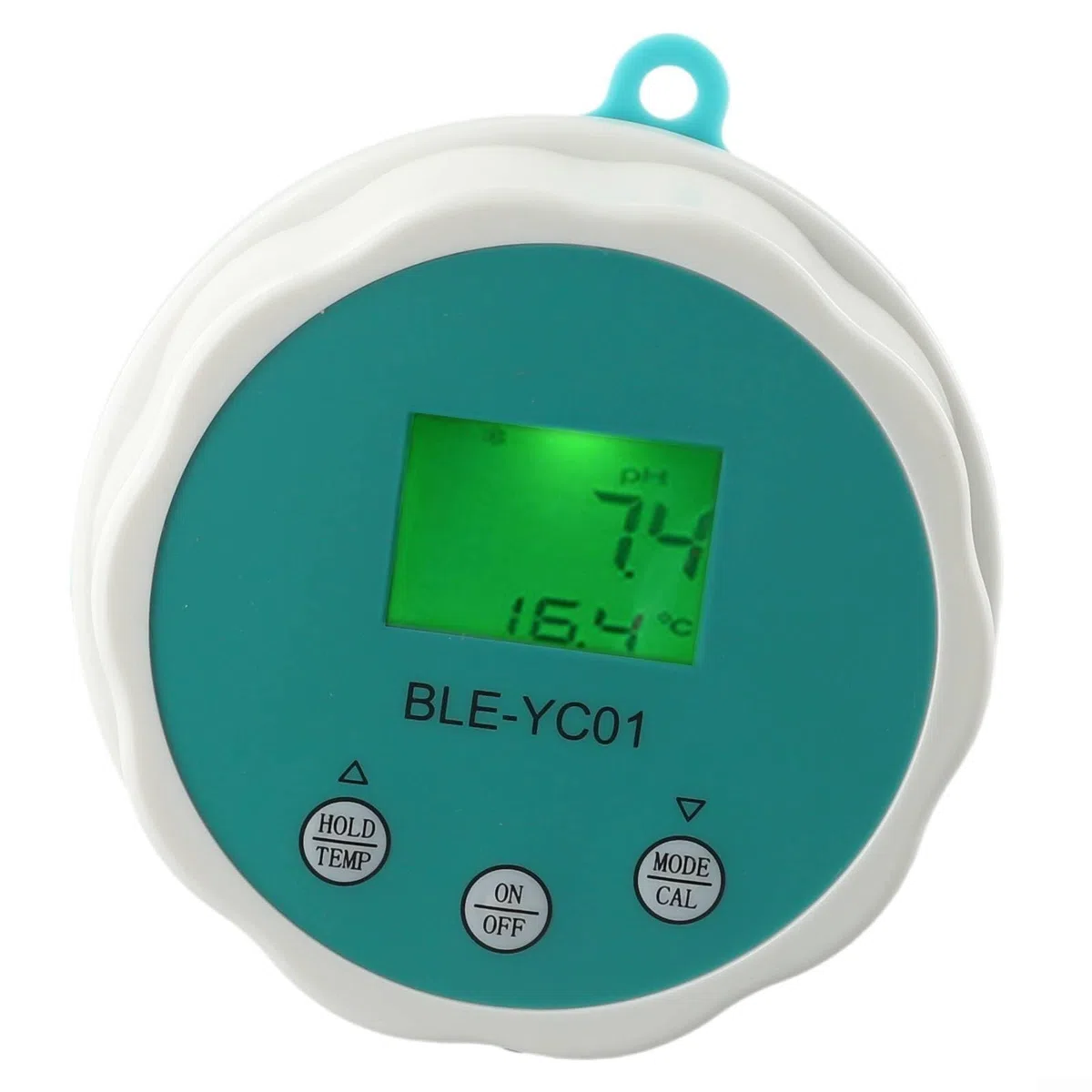 Tester digitale 6 in 1 per la qualità dell'acqua, monitor della temperatura PH ORP, con controllo tramite app mobile, per piscina, acquario, idroponica, analisi dei test dell'acqua potabile, display