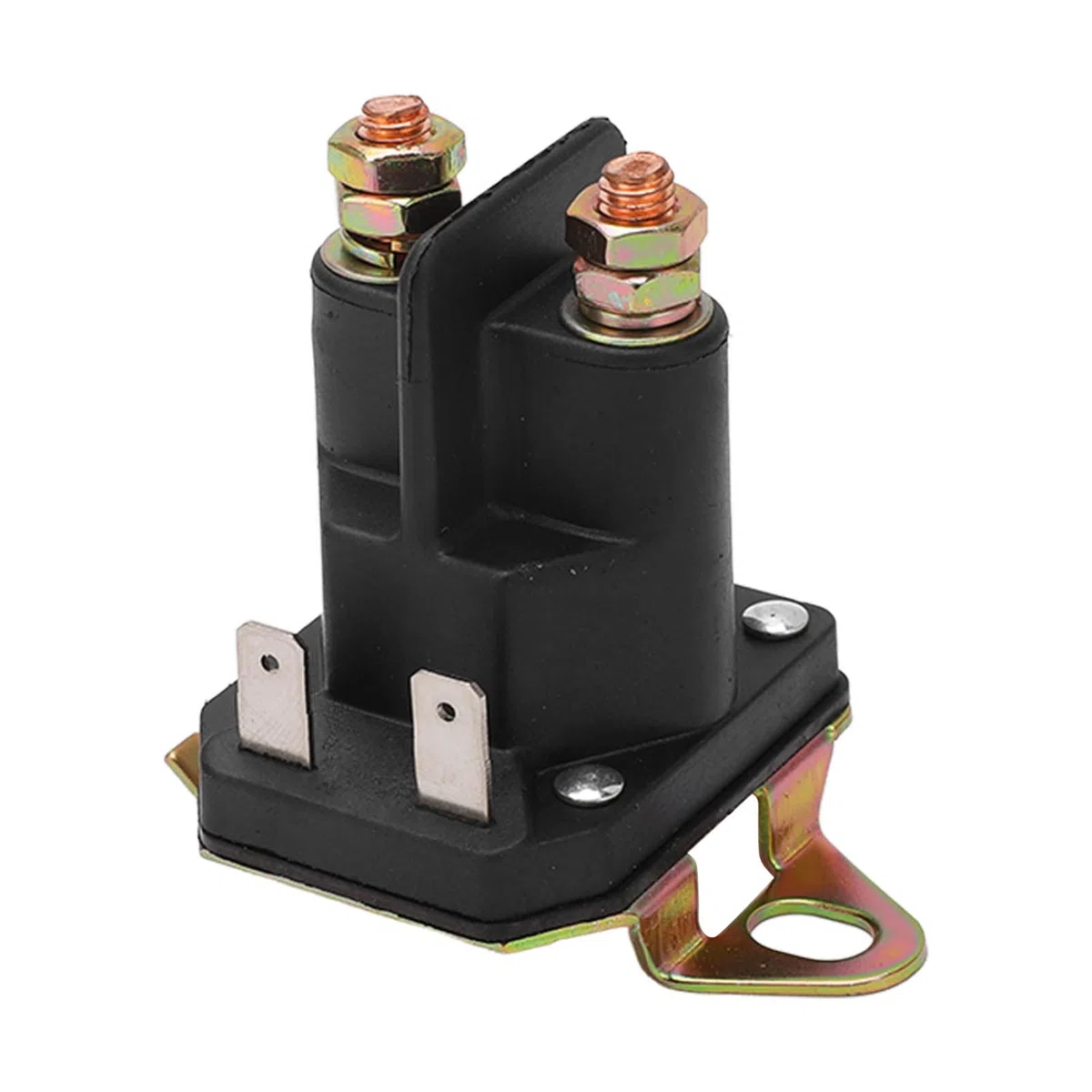 Solenoide di Avviamento, Solenoide di Avviamento per Trattorino da Giardino 12V 100A 4 Terminali 532192507 Sostituzione del Relè Solenoide di Avviamento per