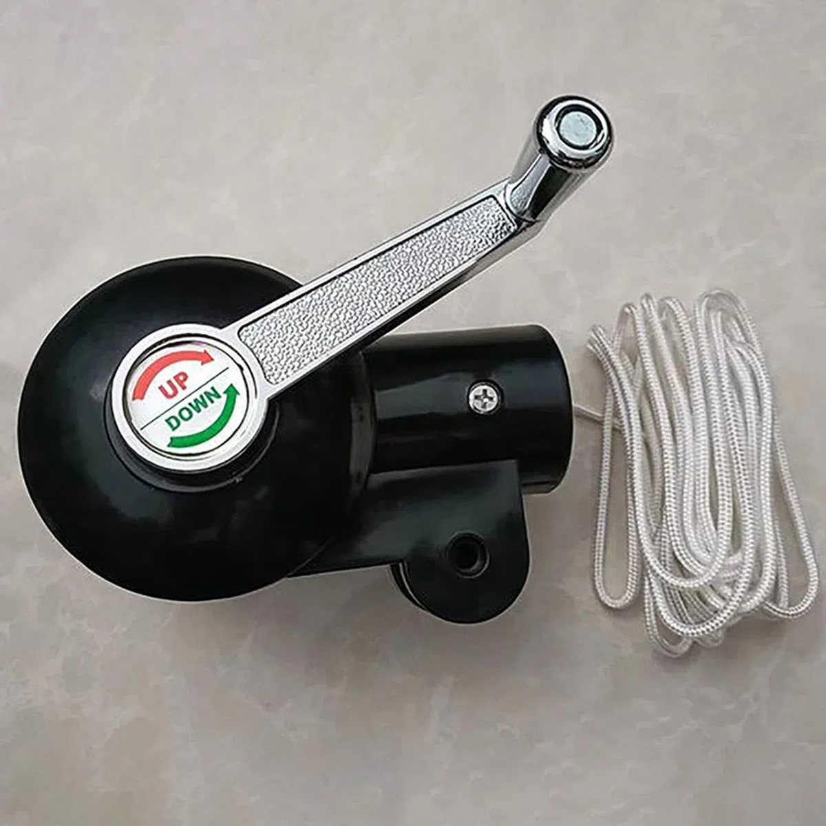 Parti di ricambio per ombrellone romano, maniglia a manovella per parasole resistente con corda da 3,4 m, accessori di riparazione per ombrellone romano per parasole