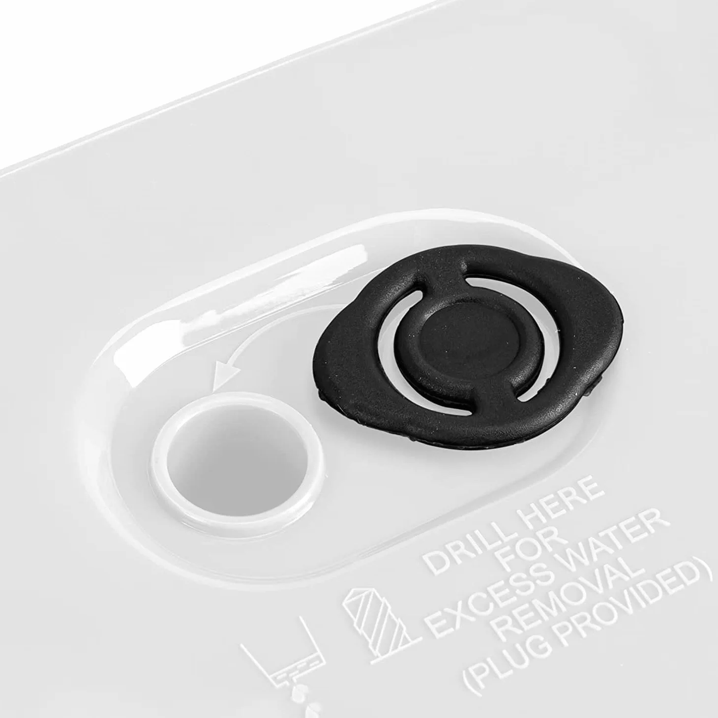 IMJ-Global - Set di 2 Fioriere da Esterno Grandi 77x23,5x24,6cm, Fioriera da Esterno in Plastica Moderni, Vaso da Esterno da Balcone Resistente alle Intemperie Perfette per Arredare Interni (Bianco)