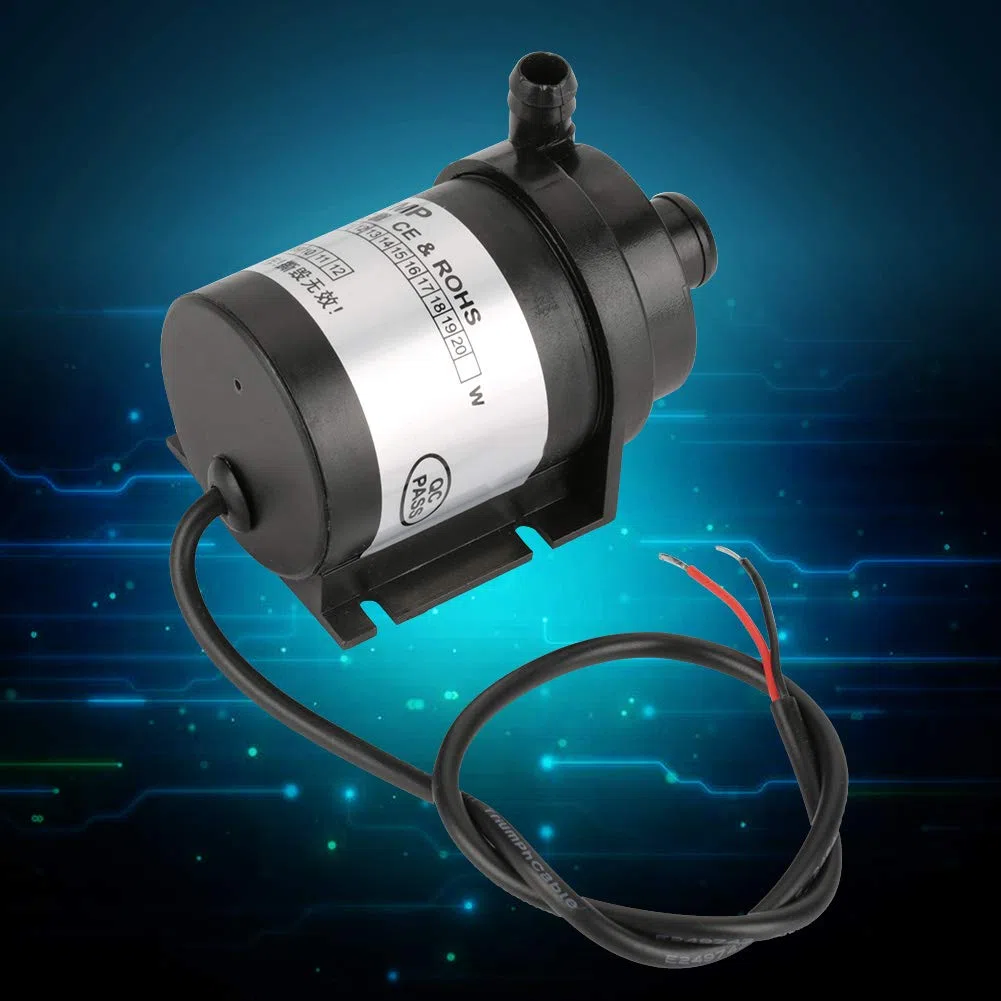 Naroote Pompa Acqua Senza Spazzole 24 V 10 W, Materiale per Uso Alimentare, a Basso Rumore e Resistenza Alle Alte Temperature, Ideale per Fontane per Acquari, Piccoli Laghetti per Pesci, Solare