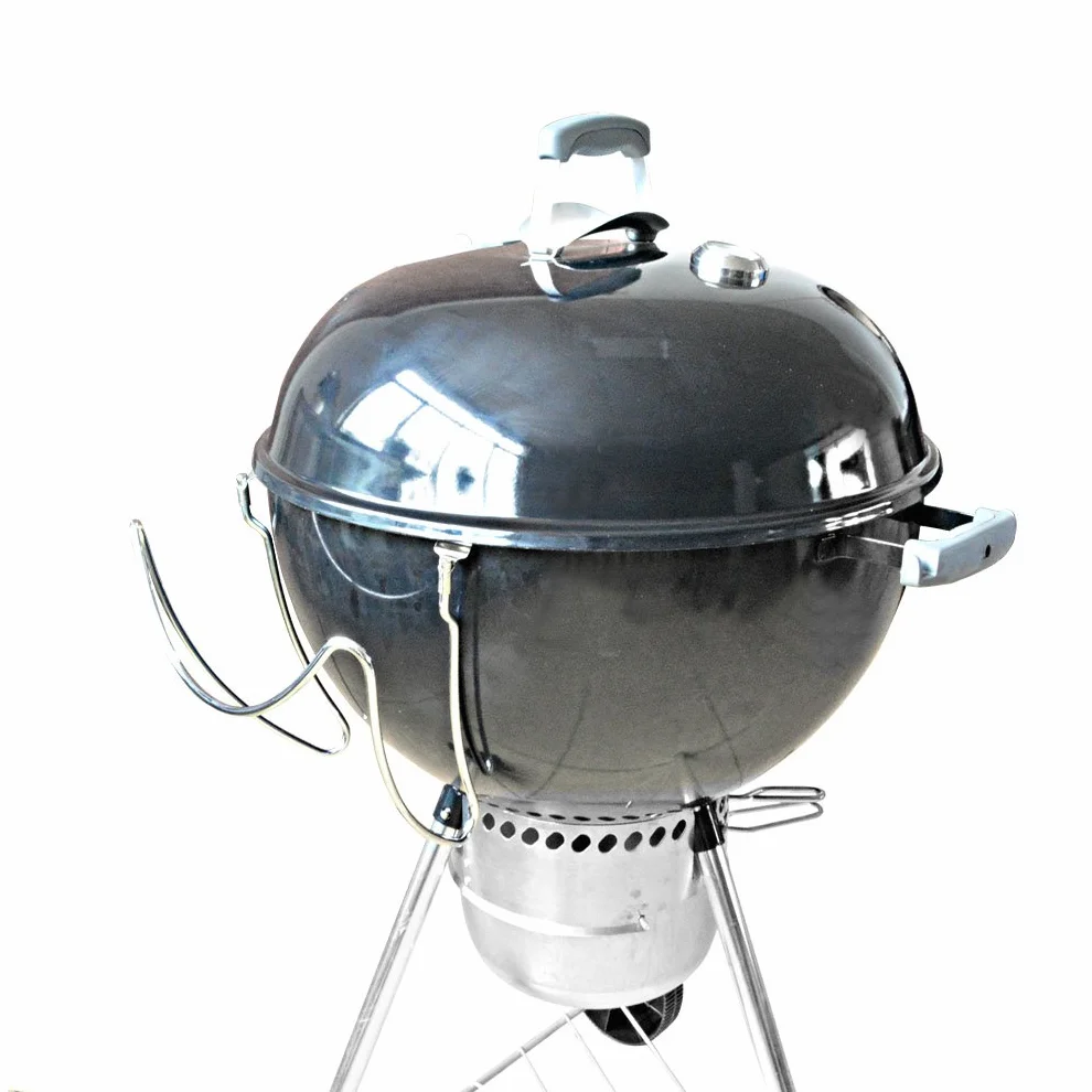 Onlyfire - Supporto laterale per coperchio in acciaio inox, per Weber e la maggior parte dei barbecue a carbone da 47 cm, 57 cm e 67 cm