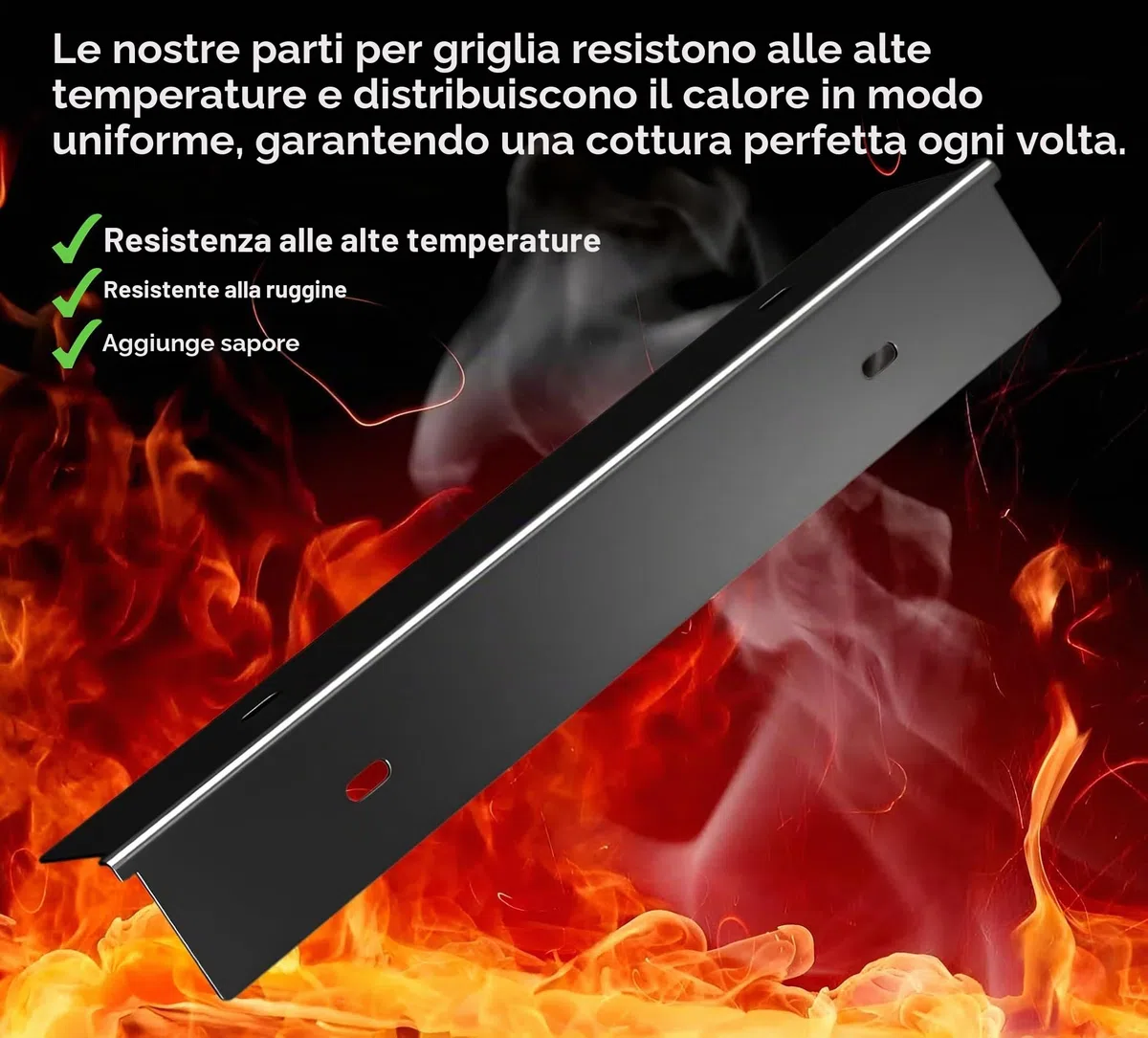 Piastre di cottura per griglie NAPOLEON Freestyle 365 F365DSBPGT-ECP, F365DPGT & Legend 365 (LD365PK), acciaio smaltato in porcellana, confezione da 3