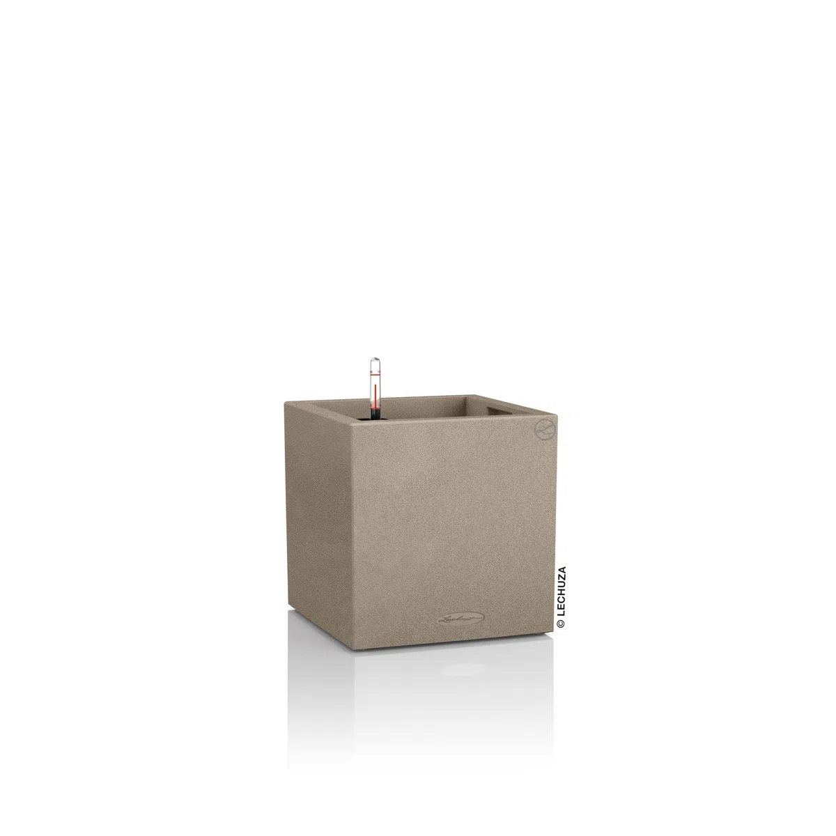 LECHUZA CANTO Stone 30 low beige sabbia 13701