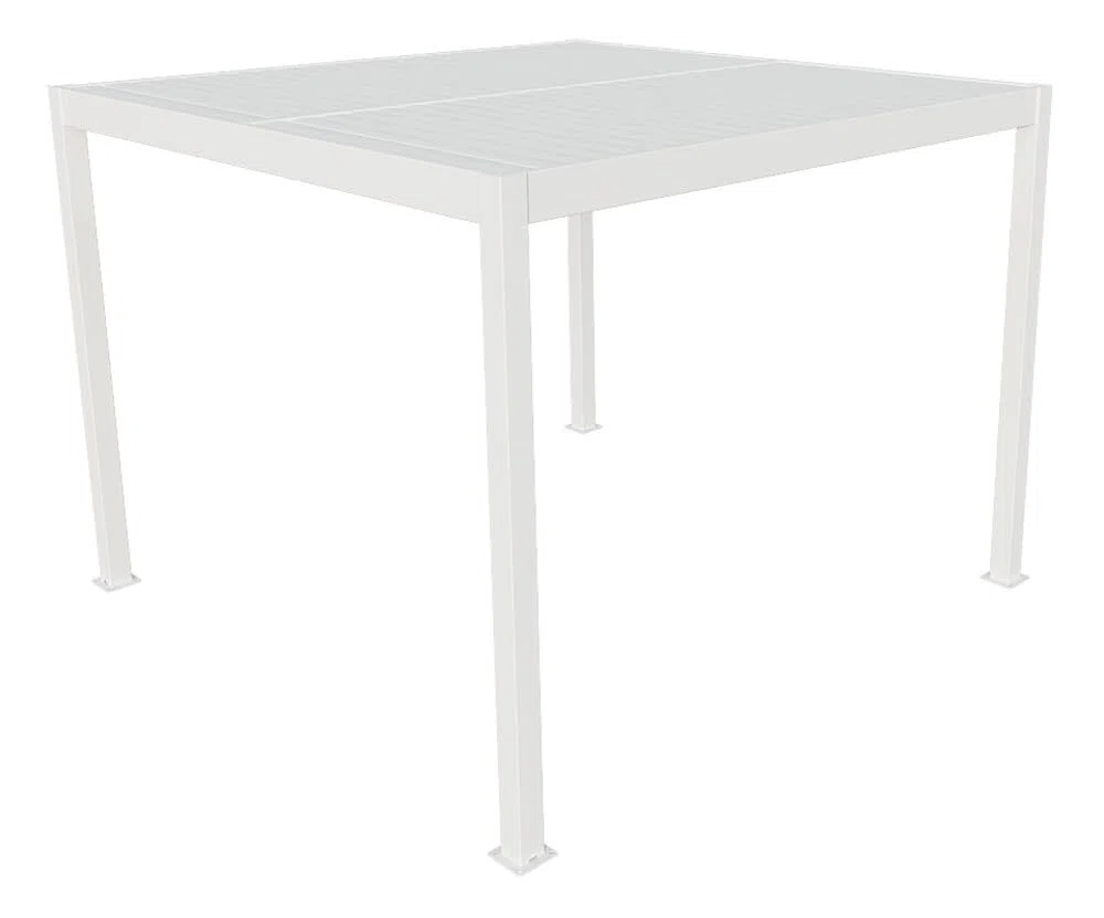 VERDELOOK | Pergola Bioclimatica Atena 100 Bianca 3x4 H2,5 m con Lamelle Orientabili, Pergola da Giardino in Alluminio con Arganello e Grondaia Integrata, Pali 10x10 cm