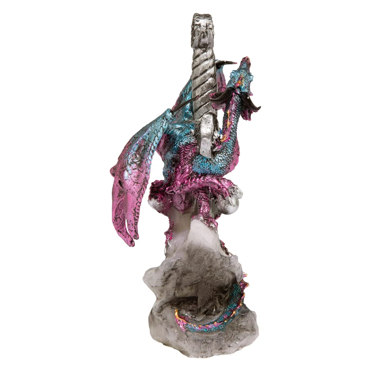 Design Toscano QS92707 Statua di Dragon Blade, 9x12.5x20.5 cm