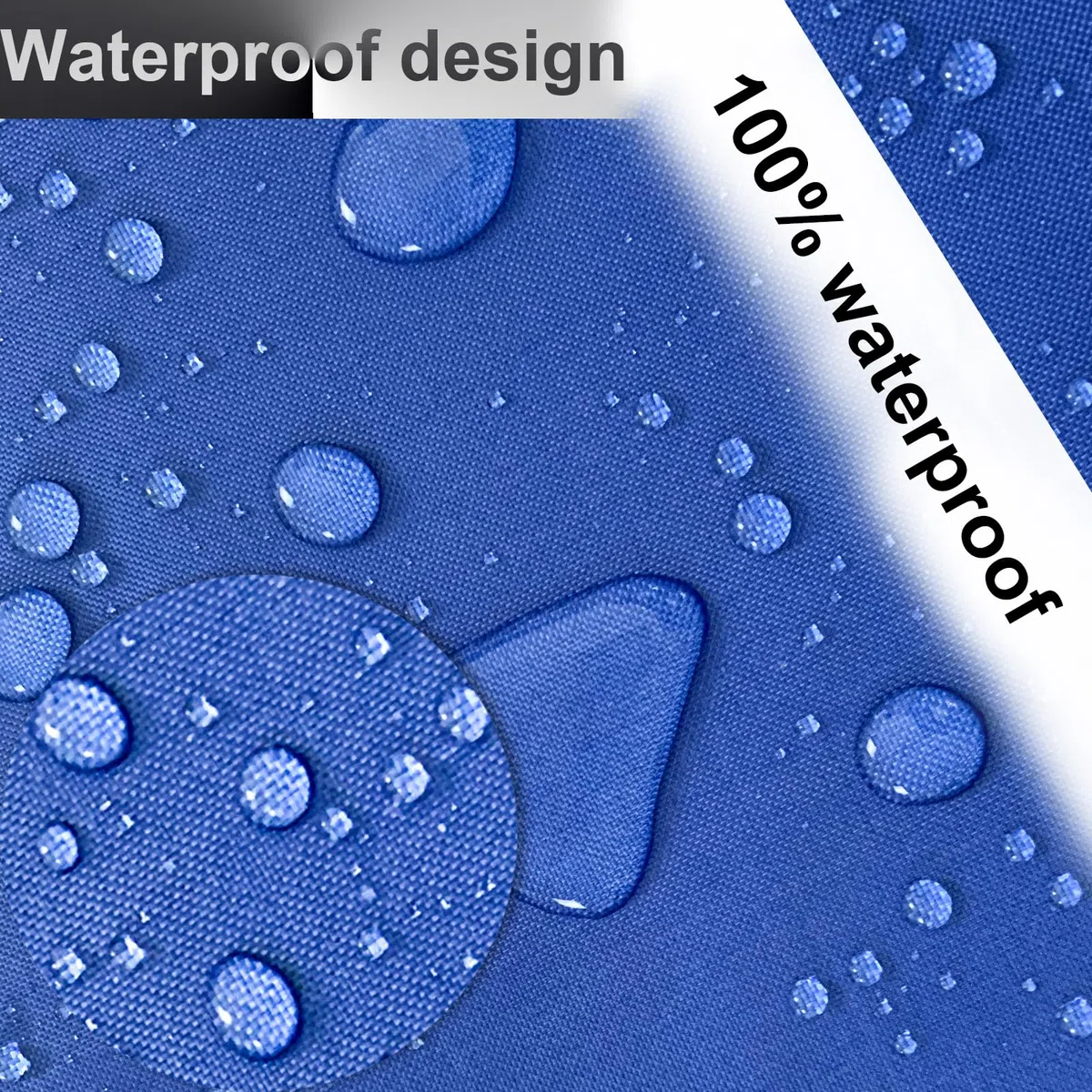 Coperture per Mobili da Giardino 70x70x50cm,Tessuto Oxford 420D, Copertura Tavolo Esterno Impermeabile,Telo Copri Tavolo Esterno,Antivento Anti-UV, Copritavolo da Esterno Quadrato,Blu