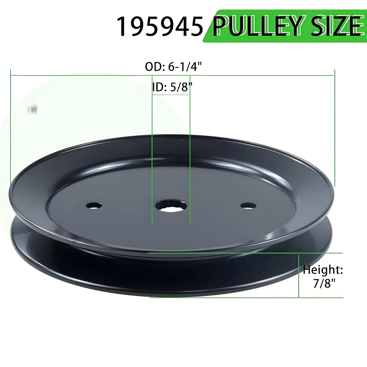 Puleggia folle 195945 compatibile per Craftsman 532195945 - Compatibile per Craftsman 197473, Crafts man Part 197473, 532197473, 195945, 21546446 per Hus qvarna YTH22V46 YTH22V46 18542 Trattori
