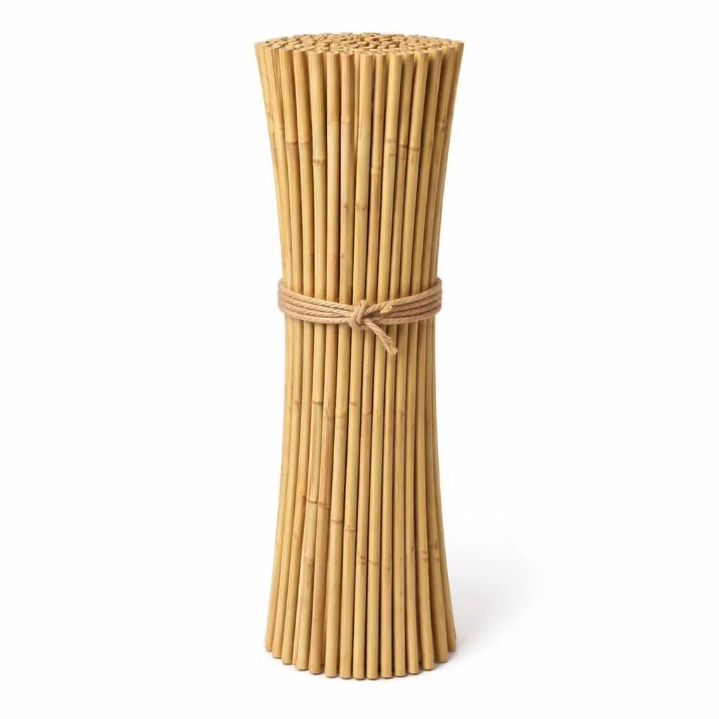 Tutori in Bambù Naturale – Pali per Pomodori, Sostegni per Piante da Interno ed Esterno – Bastoni per Orto e Giardinaggio – Lunghezze da 40 a 240 cm (10, 180, Centimetri)