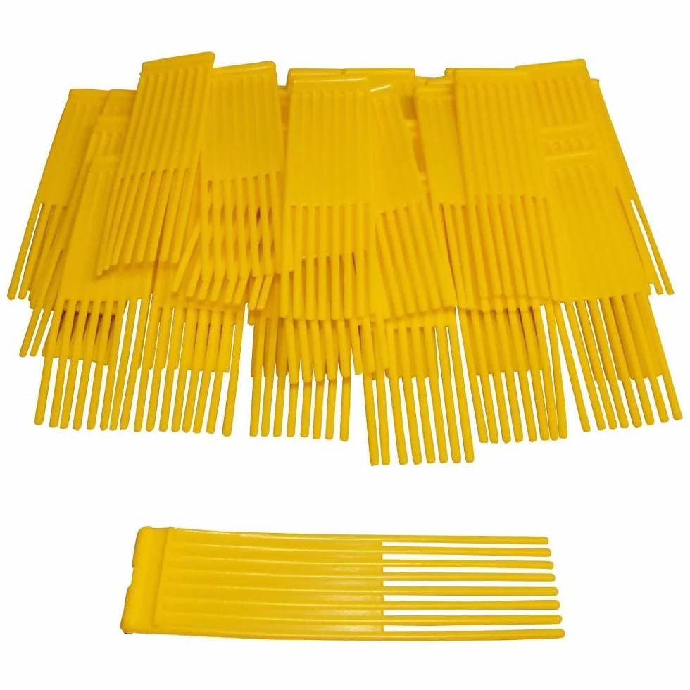 54 spazzole gialle per trattore Westwood Countax Power Sweeper