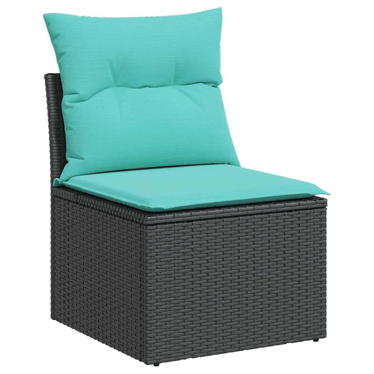 Tidyard Set Divano Giardino 6 pz con Cuscini, Materiale polyrattan Resistente, Spazio di conservazione con Custodia Impermeabile, Cuscini sfoderabili e Lavabili, per Arredamento da Esterno