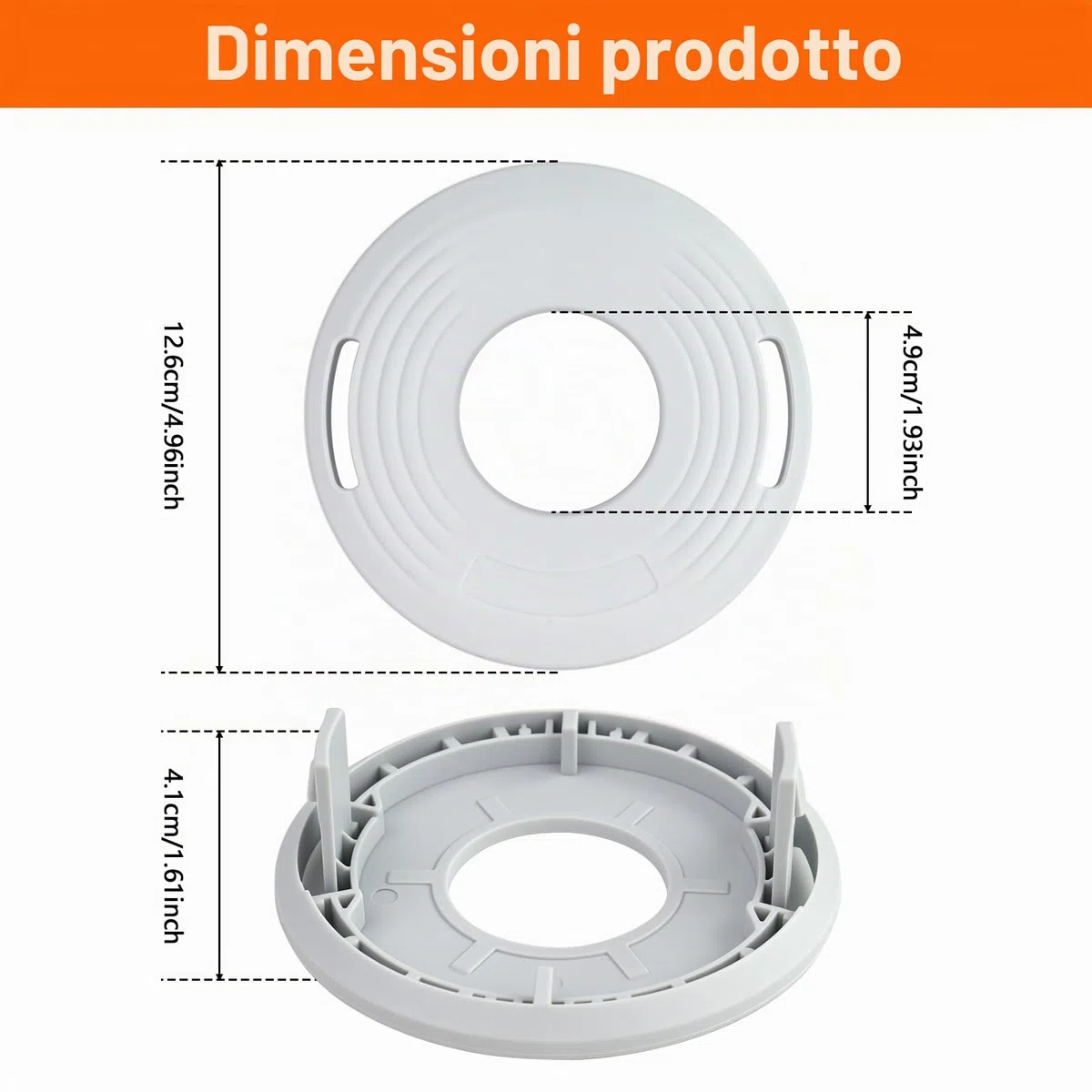 4 pezzi 4002 713 9712 ricambio per decespugliatore Stihl AutoCut 27-2 FS70R FS80R FS90 FS85R FS130R FS131R KM90R KM91R