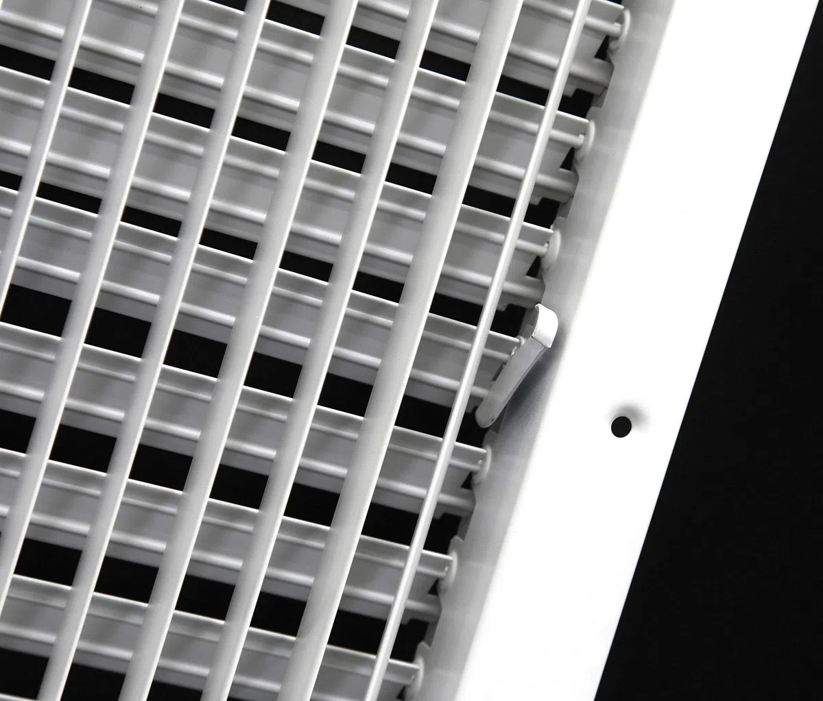 Diffusore d’aria regolabile 35,6 x 35,6 cm – HVAC condotto di ventilazione laterale o cieling – registratore griglia – alto flusso d’aria, bianco