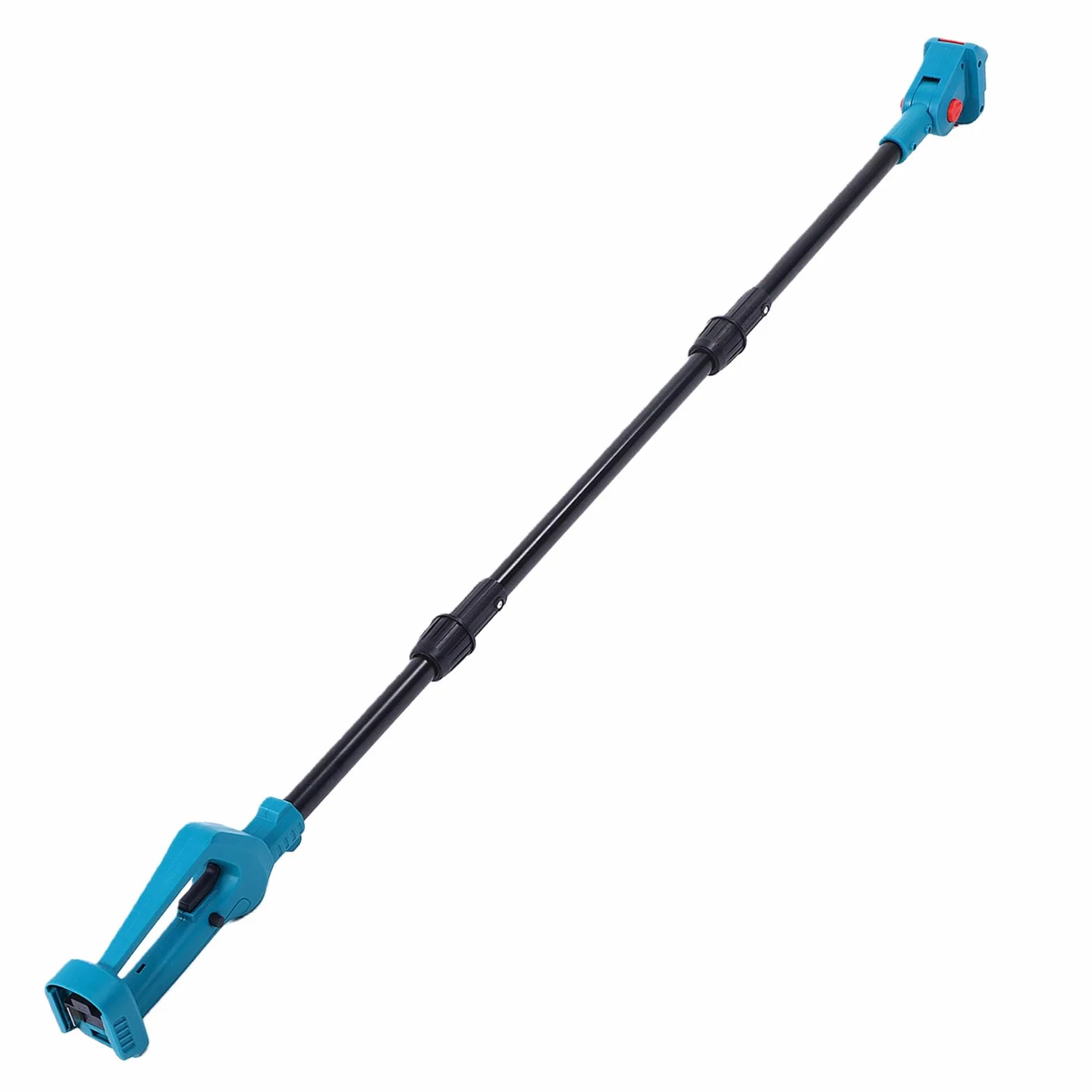 GLOGLOW Asta di Prolunga per Motosega Elettrica, Impugnatura in Alluminio Regolabile da 1,2 a 2,4 M, Decespugliatore a Lunga Portata per Lavori in Giardino e Potatura di Alberi