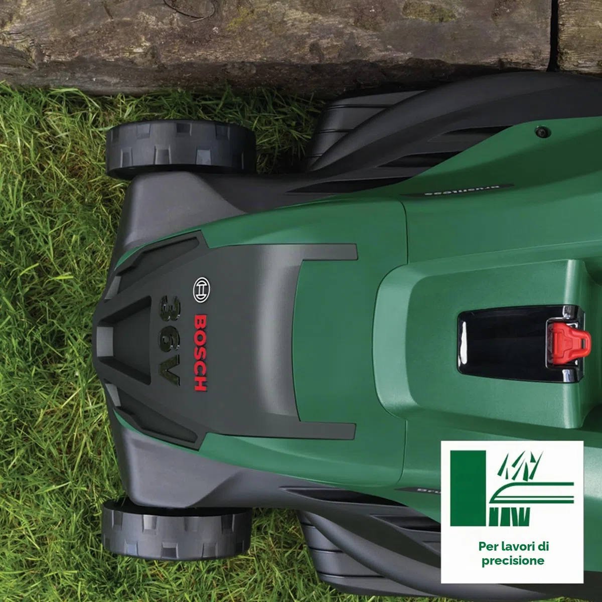 Bosch Tagliaerba/Tosaerba a Batteria Advancedrotak 36V-40-650 (Sistema a 36 Volt, Larghezza di Taglio: 40 cm, Kit con Batteria e Caricabatteria)