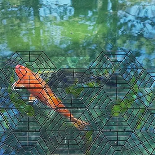 20 pezzi Rete protettiva galleggiante per pesci acquatici e parassiti, dispositivo deterrente per aironi galleggianti per stagni e giardini acquatici
