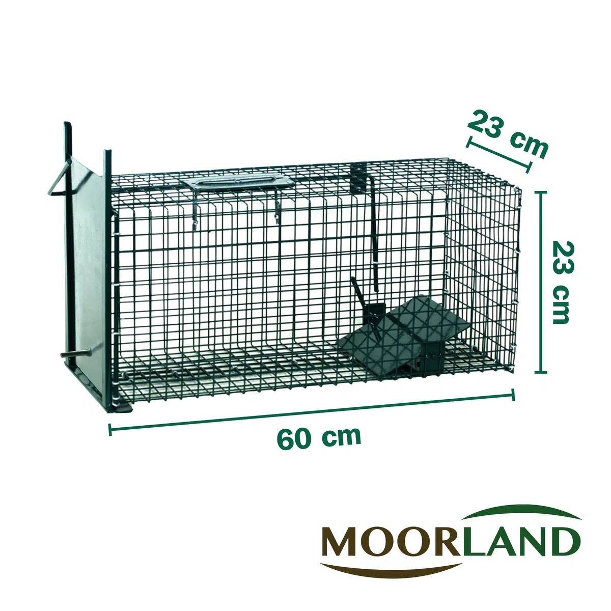 Moorland Trappola stabile e robusta animali vivi 60x23x23cm efficace Safe 5001