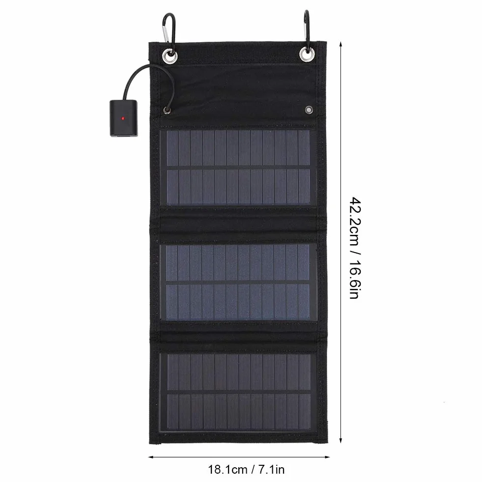 Pacchetto pieghevole del pannello solare portatile da 15 W,energia solare impermeabile Alimentazione mobile per laptop Batterie per auto Carrelli Agricoltura Turismo Lampioni solari ecc, Pacchet